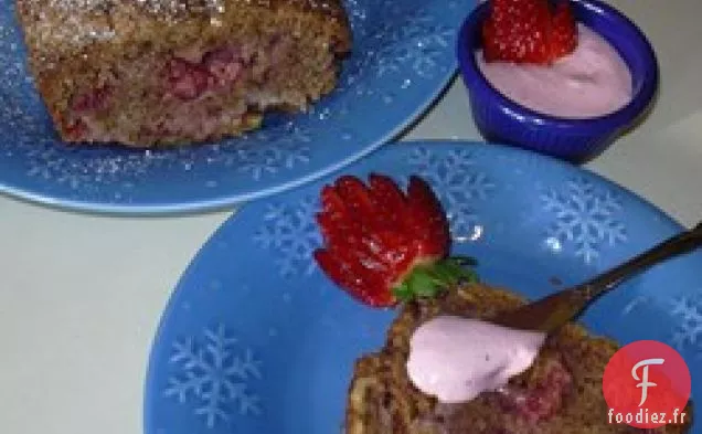 Pain aux Fraises et aux Noix