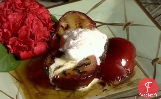 Fruits Grillés avec Glaçage au Bourbon
