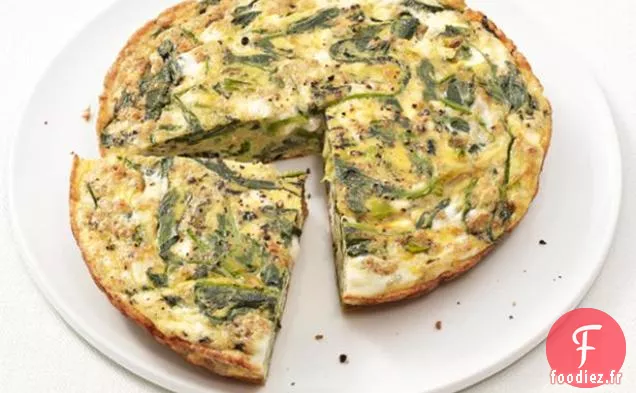 Frittata aux épinards et à la Feta
