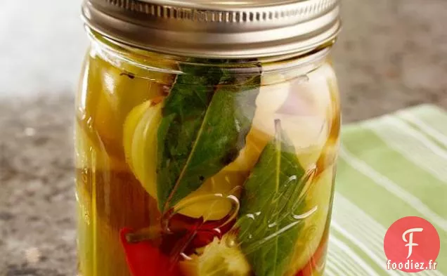 Tomates Vertes Marinées