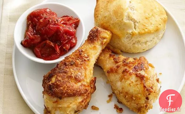 Pilons Avec Biscuits et Confiture de Tomates