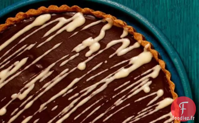 Tarte au Chocolat avec Glaçage au Rhum