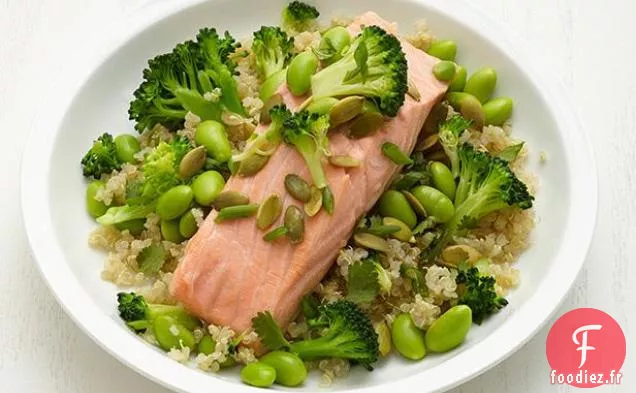 Saumon au Thé Vert au Quinoa