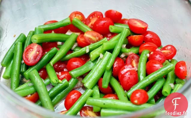 Salade De Haricots Verts Et Tomates Cerises
