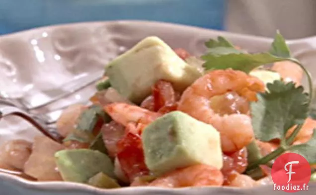 Crevettes à l'Avocat