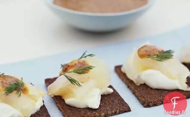 Flétan à l'Aneth et Sauce à la Moutarde