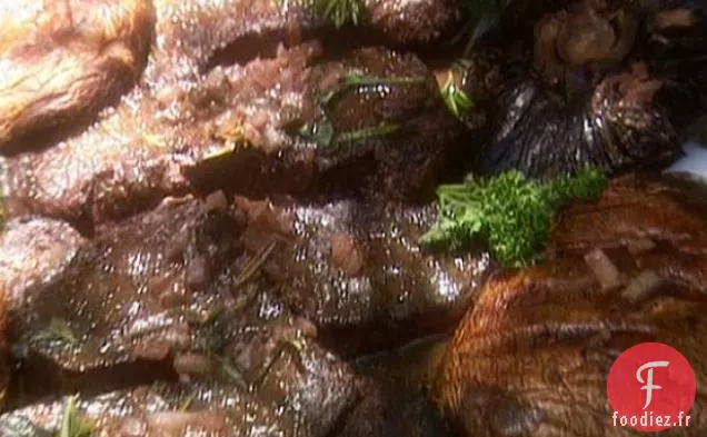 Steak de Cabernet et Champignons