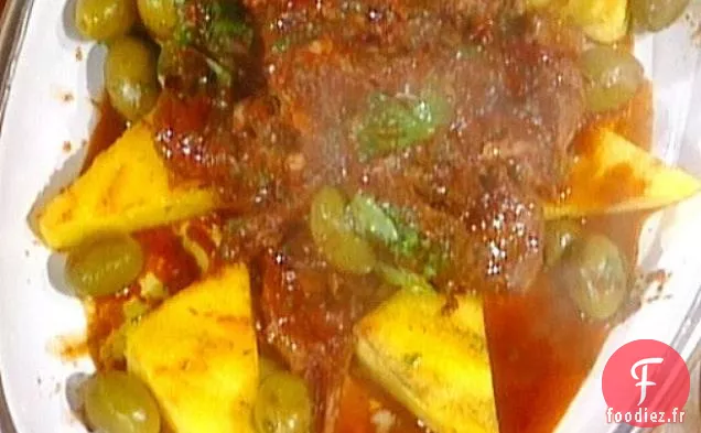 Puntine di Maiale con Polenta: Côtes de Porc à la Polenta