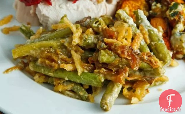 Casserole de Haricots Verts au Fromage Bleu