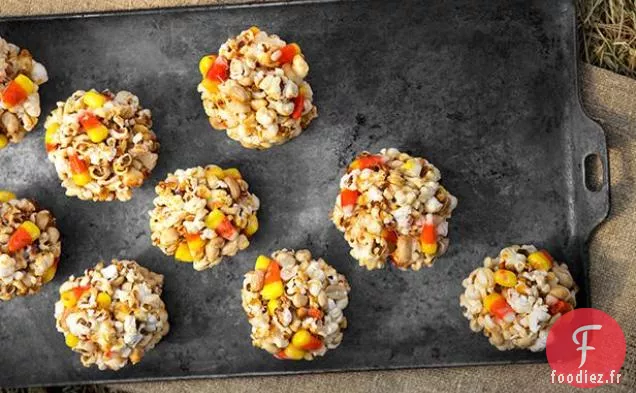 Boules de Maïs Soufflé aux Bonbons