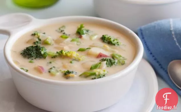 Soupe au Brocoli Et au Cheddar Saine