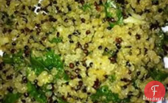 Quinoa à l'Ail et au Chou Frisé