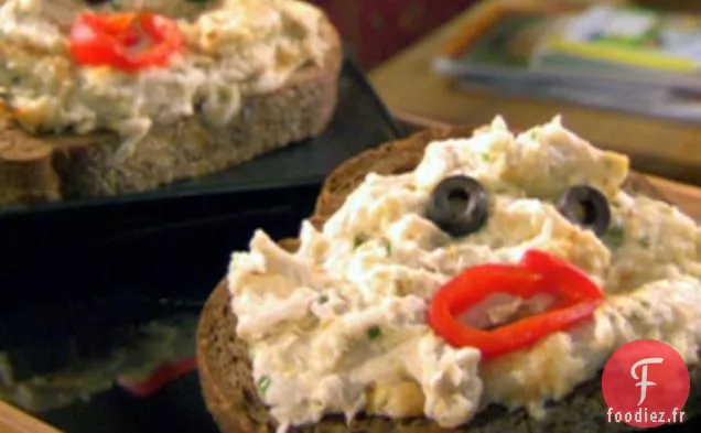 Le crabe hurlant Fond sur le Pumpernickel