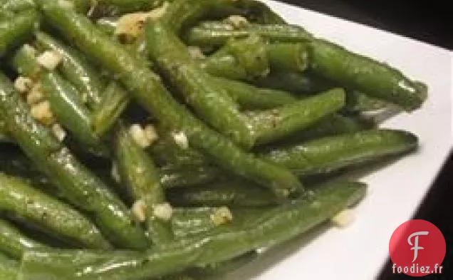 Haricots Verts à l'Ail au Beurre