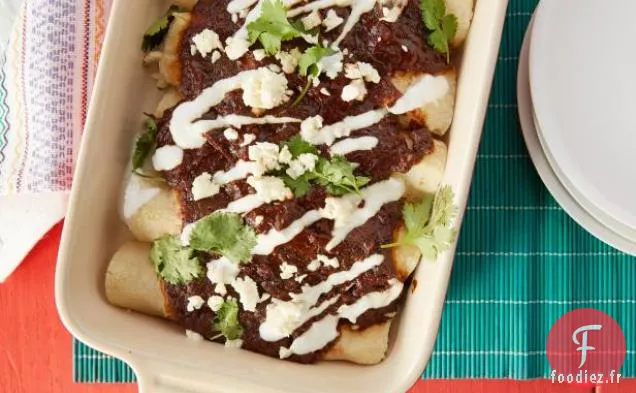 Enchiladas de Taupe de Poulet les plus faciles de tous les temps