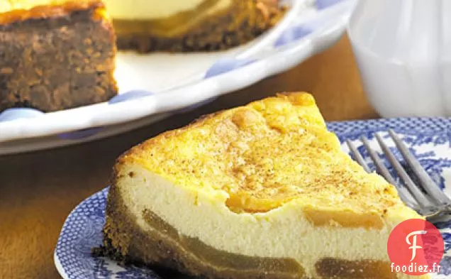 Gâteau au Fromage aux Pommes de Récolte