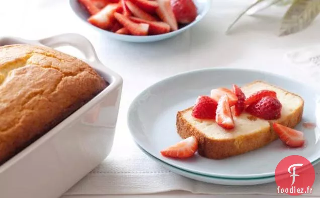 Gâteau à l'Orange Ricotta aux Fraises