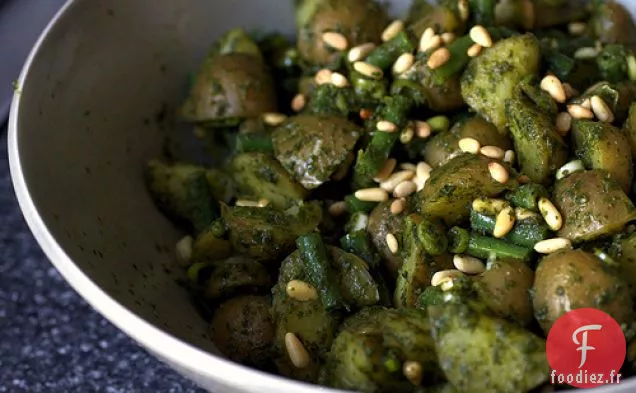 Salade De Pommes De Terre Au Pesto Aux Haricots Verts