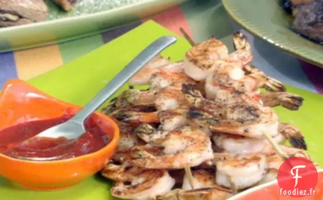 Crevettes Grillées à l'Asiatique