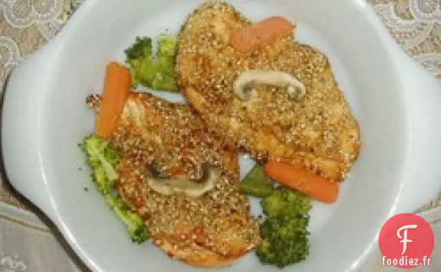 Poulet au Sésame Cuit au Four