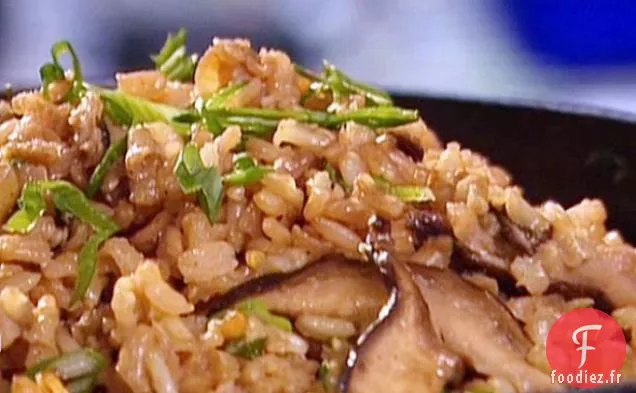 Riz Brun aux Champignons Shiitake