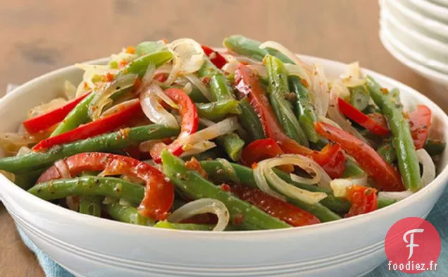 Poivrons Frais et Haricots Verts