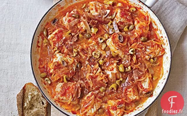 Ragoût de Poisson Catalan avec Mayonnaise au Pimentón