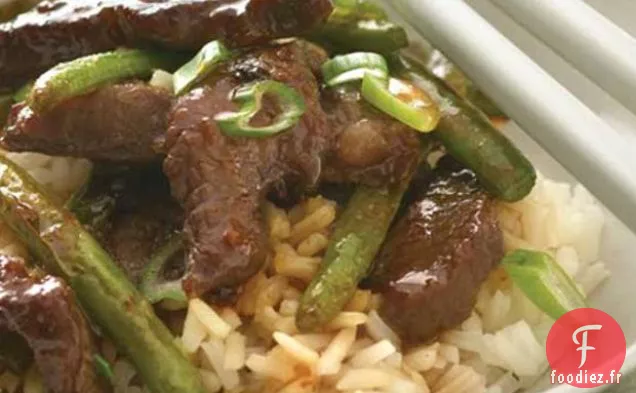 Sauté De Bœuf Et Haricots Verts