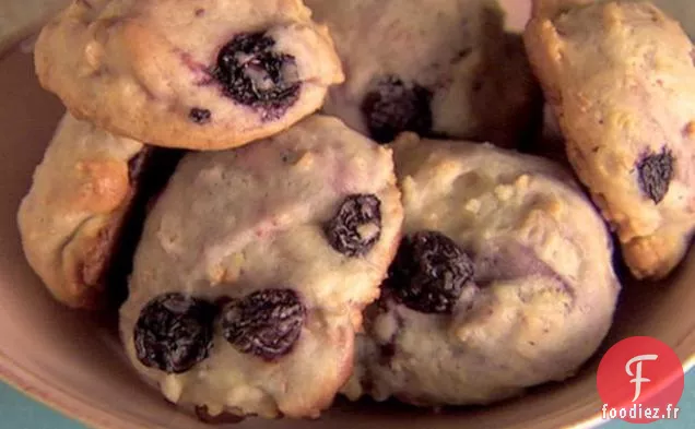 Biscuits aux Amandes Et aux Myrtilles