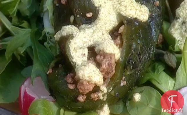 Piments farcis à la Viande Hachée: Otros Chiles en Frio