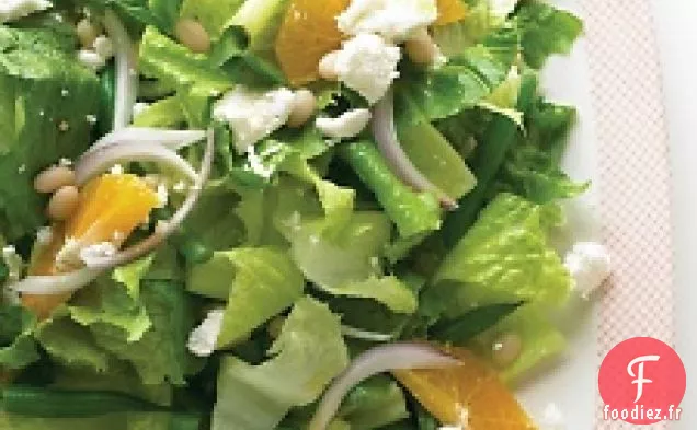 Salade Méditerranéenne Aux Haricots Verts Et À La Feta
