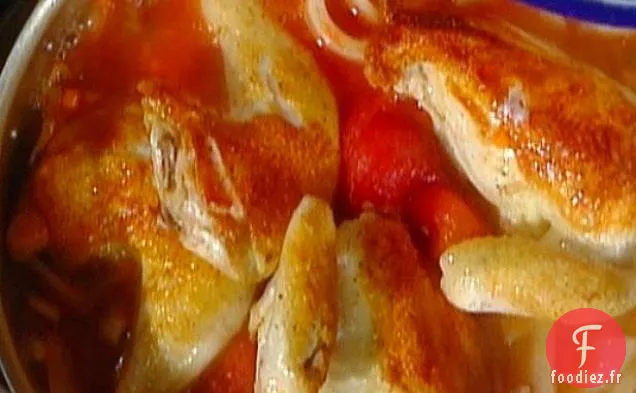 Poulet Sauté à la Trévise: Polastro in