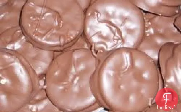 Craquelins au Beurre d'Arachide Enrobés de Chocolat