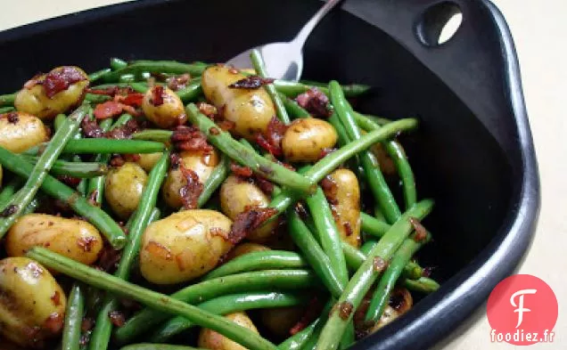 Haricots Verts, Échalotes Et Micro-Taters