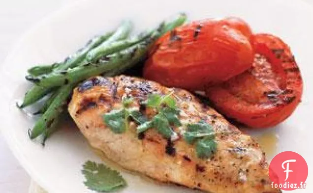 Recette De Poulet Grillé Aux Haricots Verts Et Tomates