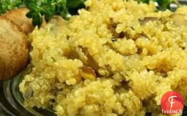 Pilaf De Quinoa Aux Champignons