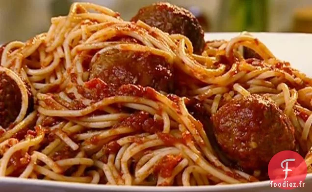 Spaghetti aux Boulettes de Dinde