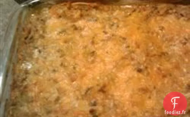 Casserole d'Enchilada de Sauce au Poulet