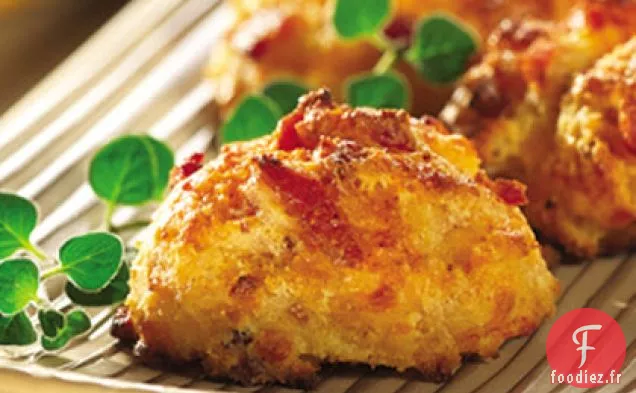 Bouchées Apéritives au Bacon et au Fromage