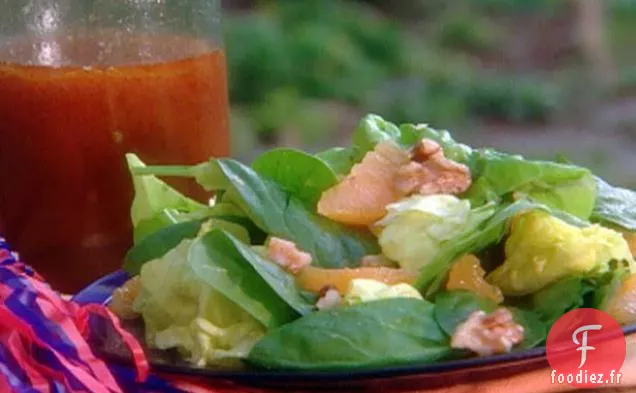 Salade de Noix à l'Orange avec Vinaigrette Aigre-Douce