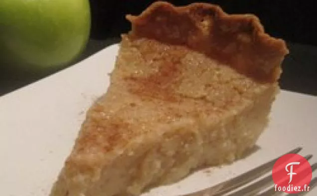 Tarte à la Crème aux Pommes