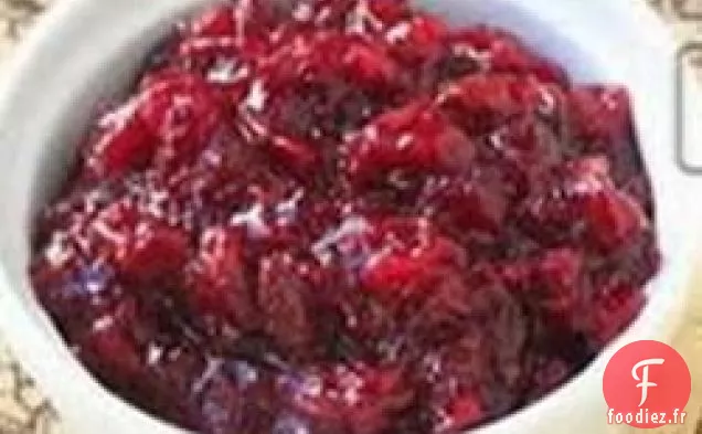 Sauce aux Canneberges et Cerises à la Mandarine