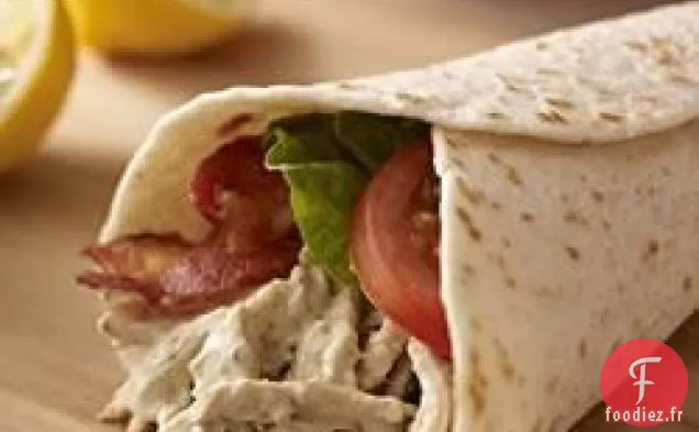 Enveloppement de Club au Pesto et au Poulet