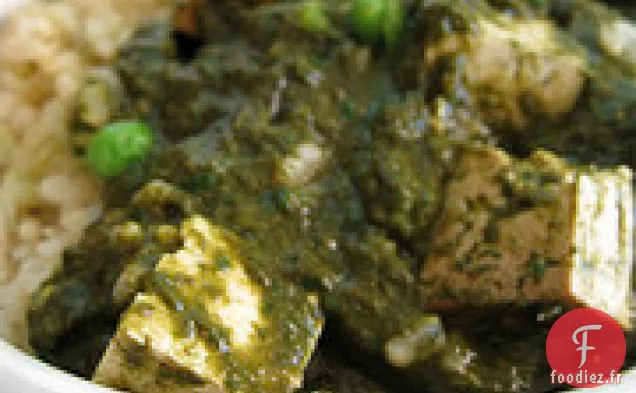Végétalien Saag Paneer