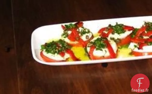 Plateau Apéritif à la Mozzarella et aux Tomates