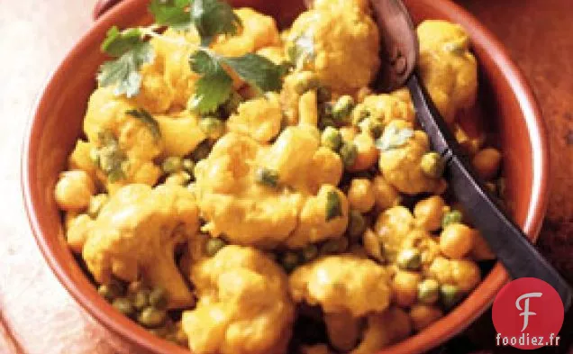Légumes Aux Épices Indiennes À La Crème Sure