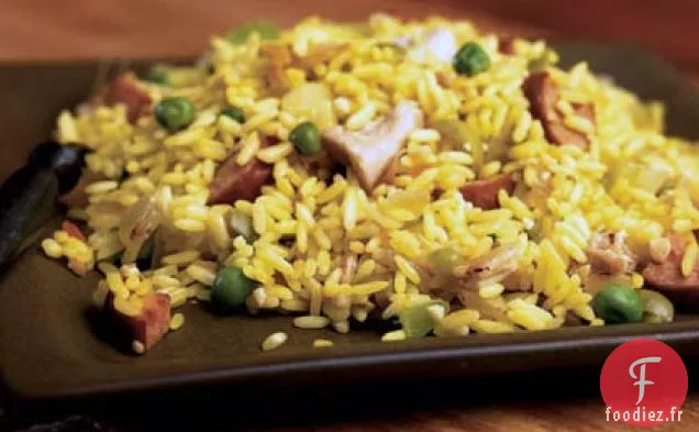 Poulet à Un Plat et Riz Kielbasa