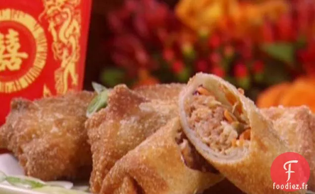 Rouleaux d'Œufs à la Salade de Porc