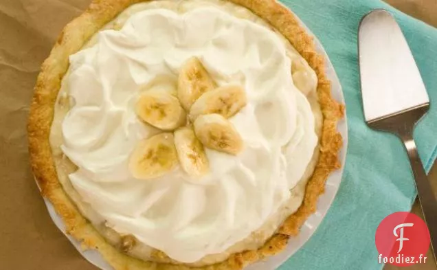 Tarte à la Crème à la Banane Et Au Caramel