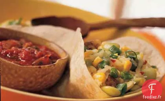 Enveloppements Cheddar-Succotash
